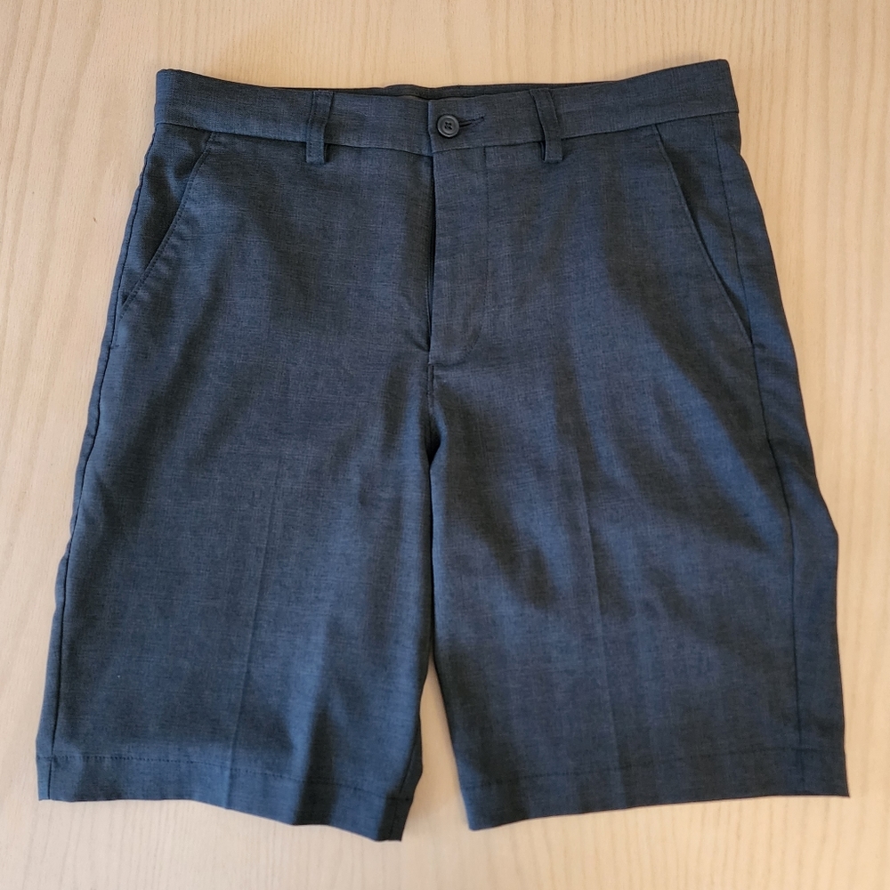 Haggar men's shorts cool 18 gray